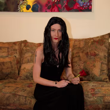 Dagney Simir Hales Dagney plays with Morticia