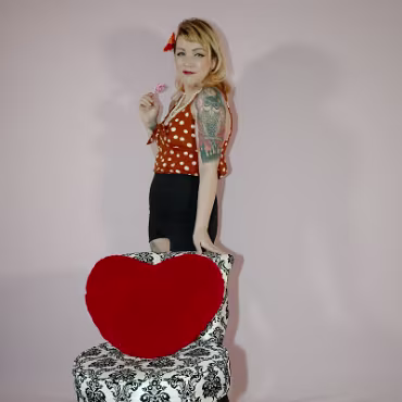 Studio Pinup Shoot 02 02 2019 168 Gathered together in the 