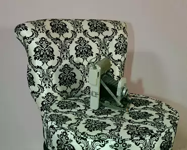 The Chair and Phone. The Chair and Phone.