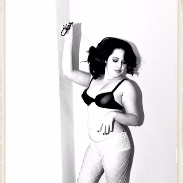 Angel Ann We were supposed to shoot outdoors but the the weather was horrible. So we hurredly put together this in-door shoot using all of Amanda's favorite 