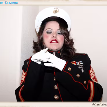 Angel Ann We were supposed to shoot outdoors but the the weather was horrible. So we hurredly put together this in-door shoot using all of Amanda's favorite 