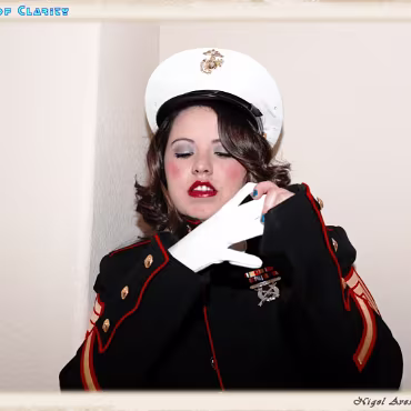 Angel Ann We were supposed to shoot outdoors but the the weather was horrible. So we hurredly put together this in-door shoot using all of Amanda's favorite 