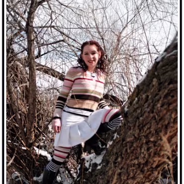 The Blind Kat Just a wonderful shoot with the snow as a backdrop.