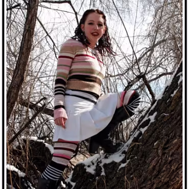 The Blind Kat Just a wonderful shoot with the snow as a backdrop.