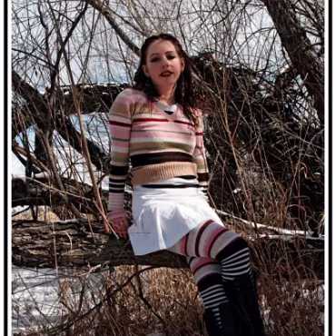 The Blind Kat Just a wonderful shoot with the snow as a backdrop.