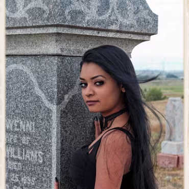 Cyn (with me) What a great time we had putting together our first shoot. A gorgous model on a windswept day.