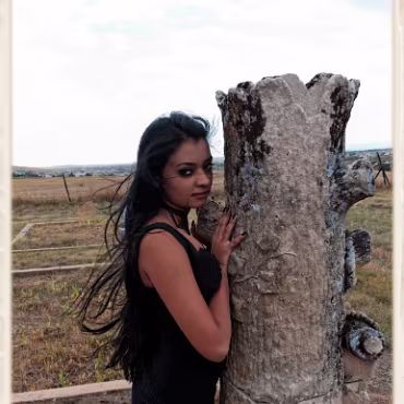 Cyn (with me) What a great time we had putting together our first shoot. A gorgous model on a windswept day.