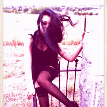 Cyn (with me) What a great time we had putting together our first shoot. A gorgous model on a windswept day.