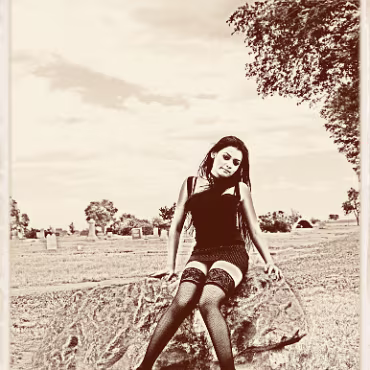 Cyn (with me) What a great time we had putting together our first shoot. A gorgous model on a windswept day.