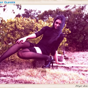 Cyn (with me) What a great time we had putting together our first shoot. A gorgous model on a windswept day.