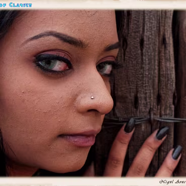 Cyn (with me) What a great time we had putting together our first shoot. A gorgous model on a windswept day.