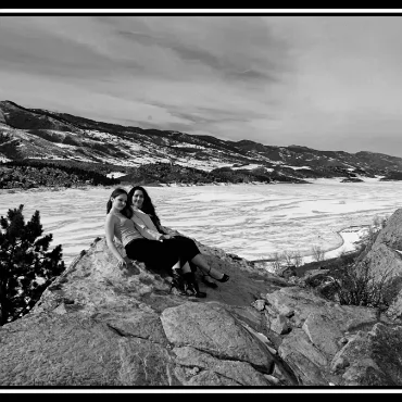 Jennifer and Melinda A wonderful time we had shooting up at Horsetooth lake near Fort Collins.