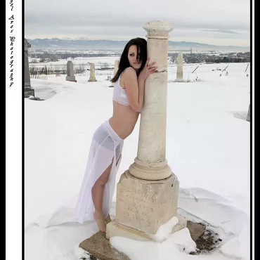 Mimi In the bitter cold Mimi was a total tropper during this shoot. She is truely one of the best.