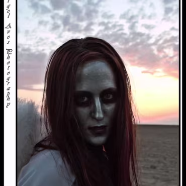 Dark Angel - Monica This was a test shoot we quickly put together. The strange thing was, we where in the middle of no-where, in an un-used field and we where thrown 