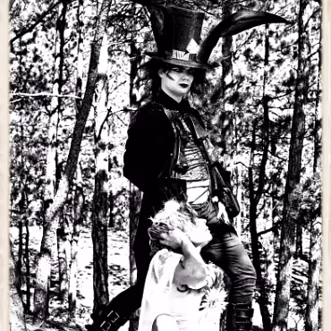 A Day in the Woods A Day in the Woods. Proccesed as high dynamic, high contrast film