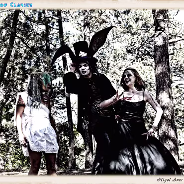 A Day in the Woods A Day in the Woods. Proccesed as if a bleach rinse was used on film.