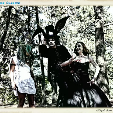 A Day in the Woods A Day in the Woods. Proccesed as if a bleach rinse was used on film.
