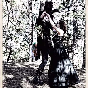 A Day in the Woods A Day in the Woods. Proccesed as if a bleach rinse was used on film.