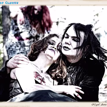 A Day in the Woods A Day in the Woods. Proccesed as if a bleach rinse was used on film.