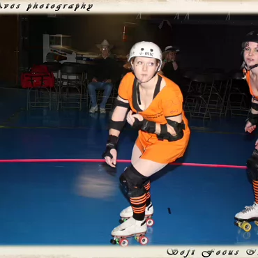 The Derby Girls - Nov. 14th Before videoing the bouts here are some photographs of the warm ups and tear down.