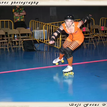 The Derby Girls - Nov. 14th Before videoing the bouts here are some photographs of the warm ups and tear down.