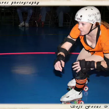 The Derby Girls - Nov. 14th Before videoing the bouts here are some photographs of the warm ups and tear down.