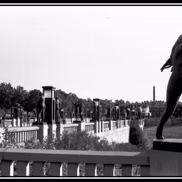 Vigeland Park, Oslo All of these photographs were taken with my Canon F1 and scanned from the slides. Quality is therefore somewhat lacking!