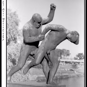 Vigeland Park, Oslo All of these photographs were taken with my Canon F1 and scanned from the slides. Quality is therefore somewhat lacking!