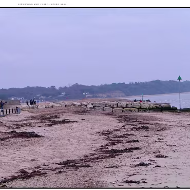 Christchurch Harbour Just down the road from Ringwood is the area called Mudiford. I think you'll understand the name!