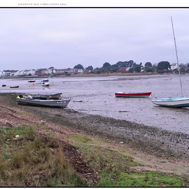 Christchurch Harbour Just down the road from Ringwood is the area called Mudiford. I think you'll understand the name!