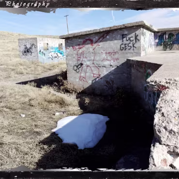 Worn Out By Time A long ago abandoned mine just west of Denver.