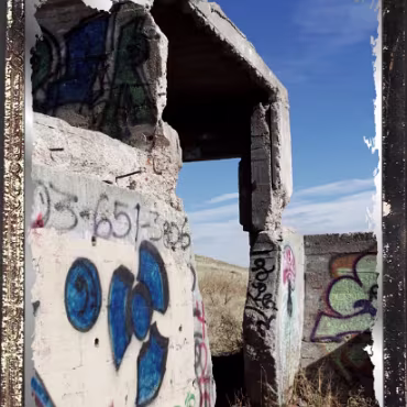 Worn Out By Time A long ago abandoned mine just west of Denver.